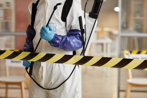 Professional Biohazard technician working in Jean, NV